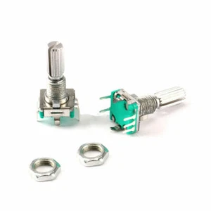 EC11 Rotary Encoder with Switch 5 Pin Audio Digital Potentiometer 20mm Handle - Picture 1 of 1