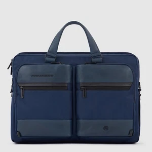 "Piquadro - Briefcase with Computer Holder 15.6"" E iPad Pro 12.9" - Picture 1 of 14