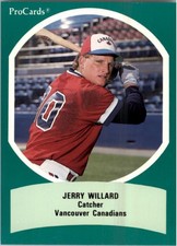 1990 Triple A All-Stars ProCards #AAA37 Jerry Willard
