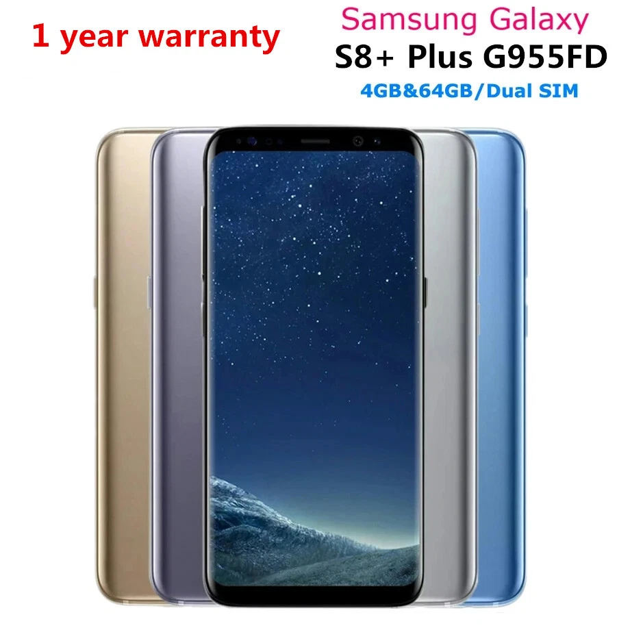 Samsung Galaxy S8+ Plus G955FD G955U 64GB 4G Unlocked Smartphone New Sealed - Image 1 of 4