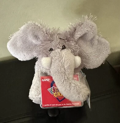 WEBKINZ Retired Lil’ Kinz Ganz Plush Elephant NEW WITH SEALED CODE & TAGS HS007 - Image 1 of 4