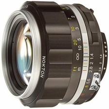 VOIGTLANDER NOKTON 58mm f1.4 SL II S Nikon Monofocal Lens AIS ‎silver rim