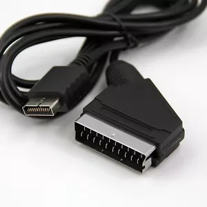 1.8M 6FT RGB SCART Console AV TV Lead Cable for Play Station PS3 PS2 PS1 One PAL - Picture 1 of 4