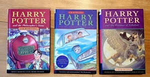 Hardcover Harry Potter Bloomsbury UK Edition Books #1-3 - Picture 1 of 4