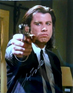 JOHN TRAVOLTA - AUTOGRAPHED 11X14 SIGNED PULP FICTION CELEBRITY AUTHENTICS COA - Picture 1 of 2