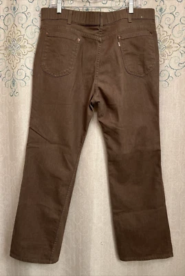 Jeans elásticos marrones más cómodos vintage Levi’s para hombre con Skosh talla 38x30 Foto 1 de 4