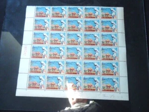 1912-1962 5D  AUSTRALIA inland mission sheet 30 Stamps MUH - Bild 1 von 4