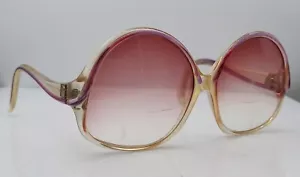 Vintage Pierre Cardin P10-70016 lila oval Sonnenbrille Frankreich NUR RAHMEN - Bild 1 von 7