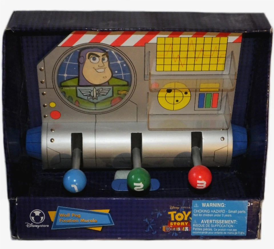 Disney store Toy Story Buzz Lightyear wall decorations peg Fixation Murale New - Image 1 of 1