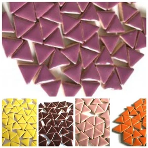 Azulejos de mosaico de cerámica triangular en una selección de colores - 50 g - Imagen 1 de 19