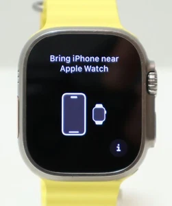Apple Watch Ultra Titanium Case 49mm (GPS + Cellular) Yellow MNH93LL/A - Afbeelding 1 van 15