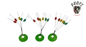 Angelstopper Gummistopper Knotenstopper Karpfen Schnur Stopper 18 St. 3 Farbig - Bild 1 von 1