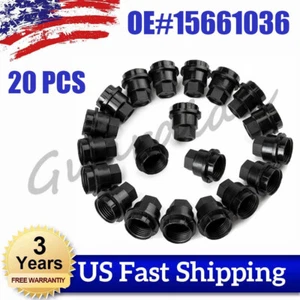 15661036 20PCS New set Black Lug Nut Cover Cap For Chevy Blazer Olds Bravada - Picture 1 of 7
