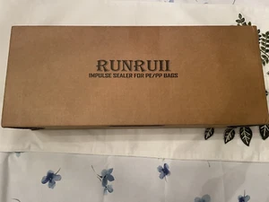Runruii Plastic Film Sealer Manual Bags Heat Sealing Machine 12" Blue PFS-300 - Picture 1 of 4