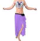 Medium Lila Tribal Tanz Bauch Damen Kleidung Einseitig Schlitz Flair Rock C16