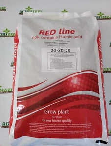CONCIME MINERALE RED LINE 20-20-20 + MICROELEMENTI-GAP CHEMICAL ITALIA-CONF.25KG - Foto 1 di 4
