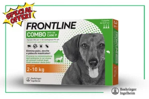 π ANTIPARASSITARIO FRONTLINE COMBO PER CANI (P) 3 PIPETTE (2-10 KG) OFFERTA π - Foto 1 di 1