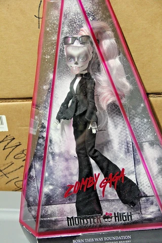 MIB Monster High Doll, Mattel Inc. ZOMBY GAGA, By The Born This Way Foundation Cover