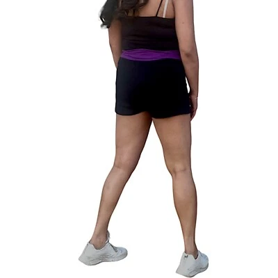 Pack of 2 Women's Gym Yoga Cycling Safety Shorts Sizes 6–24 Stretch Sportswear - Image 1 of 4