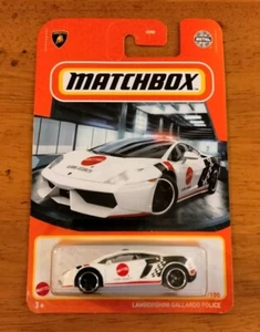 2021 Matchbox LAMBORGHINI GALLARDO POLICE - Picture 1 of 7