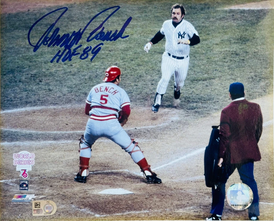 Foto autografiada de béisbol de 8x10 de Johnny Bench (MLB) Foto 1 de 1