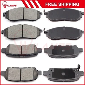 Pastillas de freno delanteras traseras cerámicas para Infiniti EX35 FX35 G25 M35 QX70 Nissan 370Z - Imagen 1 de 9