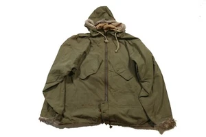 Parka de esquí reversible forrada de piel original de Estados Unidos Segunda Guerra Mundial - Imagen 1 de 4