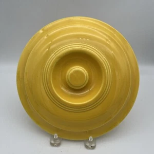 Fiestaware Vintage Harlequin Yellow Promotional Casserole Lid Fiesta WV USA @@@@ - Picture 1 of 4