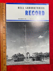 Bell Laboratories Record, November 1948, Vol. XXVI, No. 11 - Bild 1 von 2