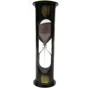 3 Minuten antike Messing Sanduhr "MARY ROSE", lila Sand Timer Maritim Deko - Bild 1 von 4