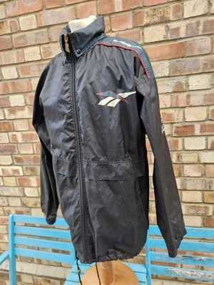 Reebok Vintage Integrity Jacket Rare Festival Waterproof Windbreaker UK Large  - Image 1 of 4