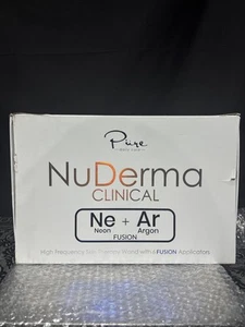 Pure Daily Care NuDerma Clinical Ne+Ar Skin Therapy Wand w 6 Fusion - Picture 1 of 7