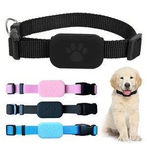 Mini Pet GPS Locator Tracker Collar Waterproof  Dog Cat Anti-Lost Only for iOS - Picture 1 of 14