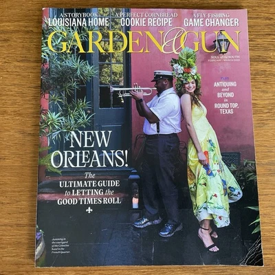 Garden & Gun 2025 February/March~Soul of the South~New Orleans~Round Top Texas - Image 1 of 4