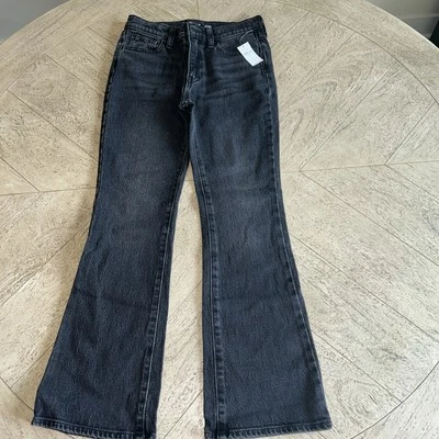 NWT Girls Old Navy High Rise Flare Jeans Grey Wash Size 12 - Image 1 of 4