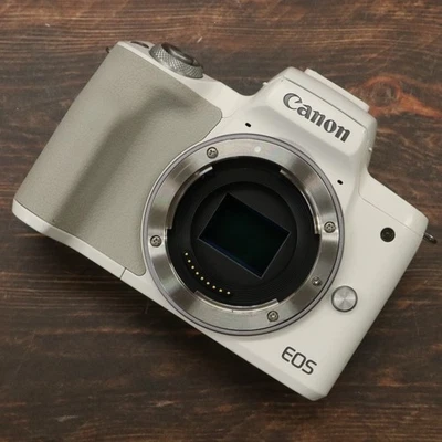 CANON EOS Kiss M2 24.1MP Mirrorless Digital Camera Body WHITE  [Near Mint] #6455 - Image 1 of 4