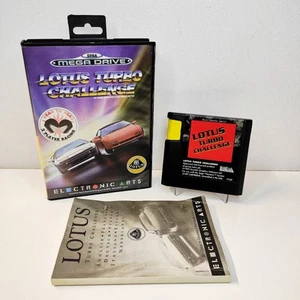 Lotus Turbo Challenge PAL Sega Mega Drive Game Complete Nice Condition  - Picture 1 of 16