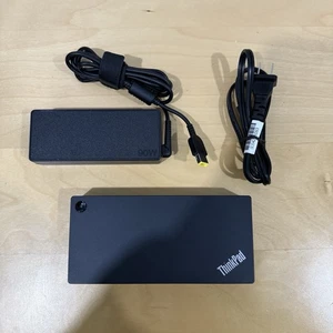 Station d'accueil Lenovo ThinkPad USB-C Gen 2 LDC-G2 40AS 03X7609 avec adaptateur secteur - Photo 1/4