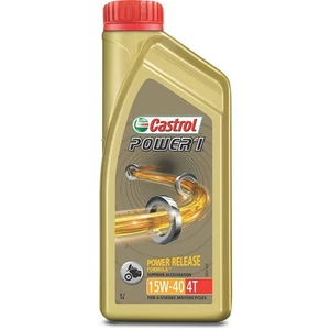 OLIO MOTORE CASTROL POWER 1 15W 50 4T 1LT MOTO SCOOTER PIAGGIO - Foto 1 di 2