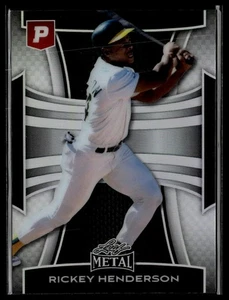 2025 Leaf Metal Pristine Auction Collection #432 Rickey Henderson #/50 - Bild 1 von 2