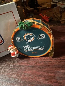 Miami Dolphins 2011 Danbury Mint Christmas Ornament in Box - Bild 1 von 5