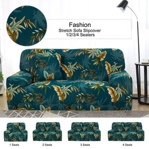 Seater Elastic Sofa Cover Stretch Slipcover Home Couch - Picture 1 of 9