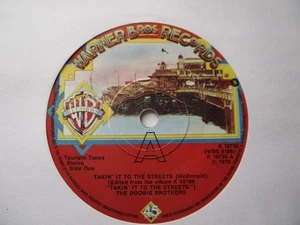 The Doobie Brothers "Takin' It To The Streets" Warner Bros UK 7" Single EX - Picture 1 of 2