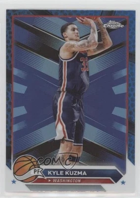 2023-24 Topps Chrome Blue Basketball Refractor Kyle Kuzma #139 - Image 1 of 2