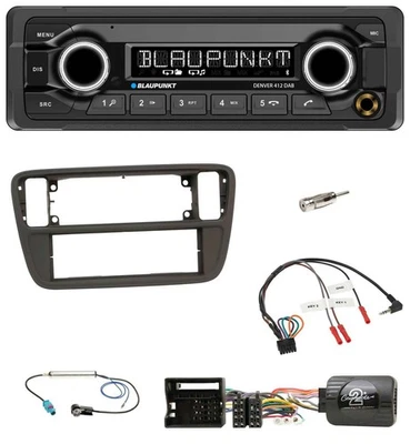 Blaupunkt Bluetooth DAB Lenkrad USB Autoradio für Skoda CitiGo Seat Mii 2011-201 - Bild 1 von 4