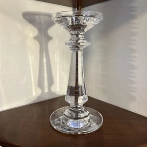 Illuminology By Waterford Panel Cut Crystal Candle Holder 8" Tall - Picture 1 of 7