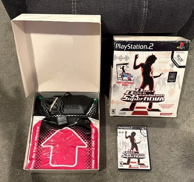 Dance Dance Revolution Super Nova Sony PlayStation 2 PS2 ~ con juego y almohadilla de baile Foto 1 de 4