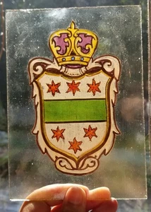 Victorian 19th Century Stained Glass Window Panel " - Picture 1 of 5