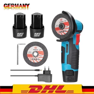 Akku Trennschleifer 12V Flex Grinding Machine with 2 Batteries Power Tool DHL - Bild 1 von 9