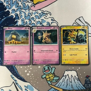Set Of 3 Abra 063/165, Kadabra 064/165, Electabuzz 125/165 Cosmos Holo Promo Lot - Bild 1 von 2